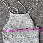 Boho Beige Crochet Maxi Dress Size M Photo 6