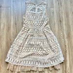 Francesca's Janelle Keyhole Neck Tulle Lace A-Line Dress Size M NWT Photo 8