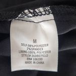 Francesca's Mi Ami Black Mini Dress with Ruffle Detail NWT Size Medium Photo 9