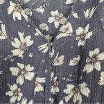 Dress Forum  Blue Floral Wrap Shirt Womens S Revolve Boho Blouse Long Sleeve Top Photo 2