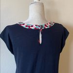 Anthropologie Petani Pocket Tee Top Sail Boat Navy Nautical Size XS Photo 7