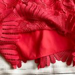 BB Dakota RSVP Red Lace Bodycon Lowe Dress Sz 2 Photo 6
