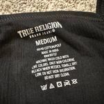 True Religion  black ribbed tank top size M Photo 6