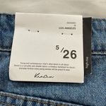 NWT‎ Kancan The Eleni Distressed Mom Jean Shorts Size 26 Medium Wash Denim Blue Photo 6