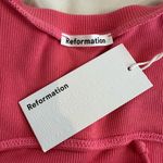 Reformation  Raiden Knit sleeveless tank tie back detail size Large new with tags Photo 6