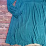 J Jill Pure Jill Dipped Hem Boho Comfy Swing Dress/Tunic ~ Size Med 💚🍄 Green Photo 7