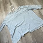 Frank & Eileen Tshirt tee lab cotton half sleeve womens Blue (medium) minimalist Photo 3