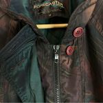 Vintage 90s Coat Women Forecaster of Boston Jacket Abstract Pattern Size Medium Photo 6