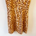 Kate Spade Panthera Ponte Dress Mini Length Sleeveless Brown/Tan Leopard Medium Photo 8