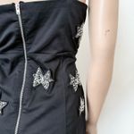 Anthropologie [] Maeve Black Silver Brynne Crystal Bow Butterfly Mini Dress Sz 12 Photo 8