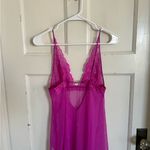 Victoria's Secret Victoria’s Secret fuchsia lingerie chemise top size small Photo 3