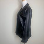 Wilsons Leather Black Blazer Sz Medium Town & Country Classic Photo 2