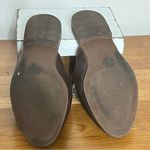 Loft  Elegant Brown Faux Leather Tassel Detail Loafers Women’s Size 8M Photo 5