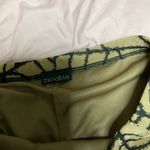 Zenobia  Beige Trousers with Black Pattern Photo 2