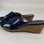 Joan & David Luxe Blue Slides Photo 1