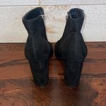 Merona Women’s Black Faux Suede Peep Toe Ankle Boots Size 9.5 Photo 26