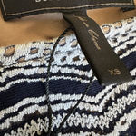 BCBGMAXAZRIA  Black and White Asymmetrical Dress Photo 4