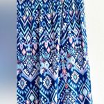 Divided  by H&M Bohemian Aztec Geometric Print Neon Mini Skirt, Size 6 Photo 11