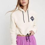 Urban Outfitters  FILA Adam Ecru Sherpa Hoodie Pullover (Large) Photo 0