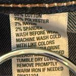 True Craft 🏷️  Juniors Dark Denim Stretch Mini Skirt 5 EUC Button-Front Photo 5