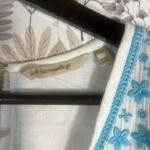 Soft Surroundings  Juniper Women's Embroidered Maxi Dress‎ White Blue Boho Small Photo 5