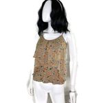 LC Lauren Conrad Size XS Floral Print Sleeveless Layered Cami Tank Top Flowy Photo 9