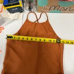 Altar'd State Altar’d State Revival Shimmer Orange Athletic Exercise Dress With Shorts Small Photo 6