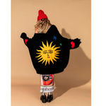 Dressed in Lala Child of the Universe Oversized Cardigan Size L/XL Black Photo 3