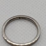 CS Titanium Ring Silver Size 6 Photo 6
