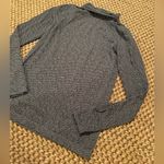 Athleta Flurry Peak Turtleneck Women’s Size M Blue Black Long Sleeve Thumb Hole Photo 2