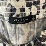 Max jeans Off Shoulder Smocked Blouse Top Peasant Small Excellent Condition Photo 4