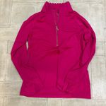 Crown & Ivy  Fuchsia Zip Pullover Photo 0