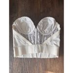 Vintage Bustier Corsette White Lace Bride Wedding Boudoir Garter Strapless 34B Size undefined Photo 3