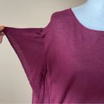 Umgee | Burgundy Flutter Shoulder Sweater Sz S Photo 27
