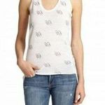 360 Cashmere 360 Sweater Tank S Womens Flip Flop Sandal Print Linen Sleeveless Top NEW Photo 0