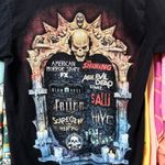 Universal studios Halloween horror nights HHN 2017 unisex small shirt ahs saw Black Photo 2