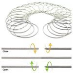 Boutique NEW Trendy Silver Guitar‎ String Bracelets Stackable Boho Statement Pieces, OS Photo 13