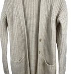 Banana Republic  Oversized Cable Knit Wool/Alpaca Blend Cardigan in Beige Size S Photo 1