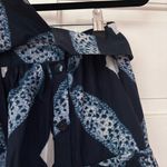 Ulla Johnson Eiko Skirt Indigo Size 2 Diamond Shibori Print Cotton Poplin Blue Photo 7