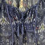 Mudd Y2K L Large Top Sheer Aztec Graphic Whimsygoth Fairy Boho Grunge Women’s Photo 2