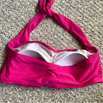 Two Piece Bikini Hot Pink Women’s XL High Waisted Halter Top Good Coverage Photo 4