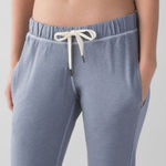 Lululemon Size 4 Serenity Jogger Pants Heathered Mod Blue Denim Photo 0