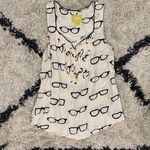 Maeve Anthropologie  Ivory Glasses Tank Top Photo 2