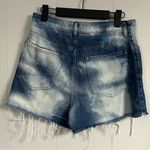 PacSun Ultra High rise Vintage Short Button Fly Bleached Denim Size 27 Photo 1