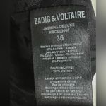 Zadig & Voltaire Deluxe metallic Black textured Pencil Skirt Photo 10