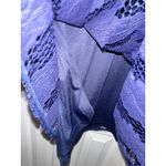 Boohoo  flare sleeve‎ lace dress in navy NEW US 10 Photo 5