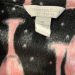 Charter Club Wine Glasses Fleece Sleepshirt Sz XL Photo 2