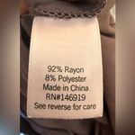 Nine West Women Mauve Grey Draped Bomber Jacket w Elastic Waist/LS NWOT- MED Photo 6