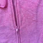Route 66  Terry Cloth Zip Up Hoodie Pink Large Photo 2