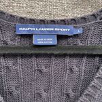 Ralph Lauren Ralph‎ Lauren Cable Knit Sweater Black Large Photo 6